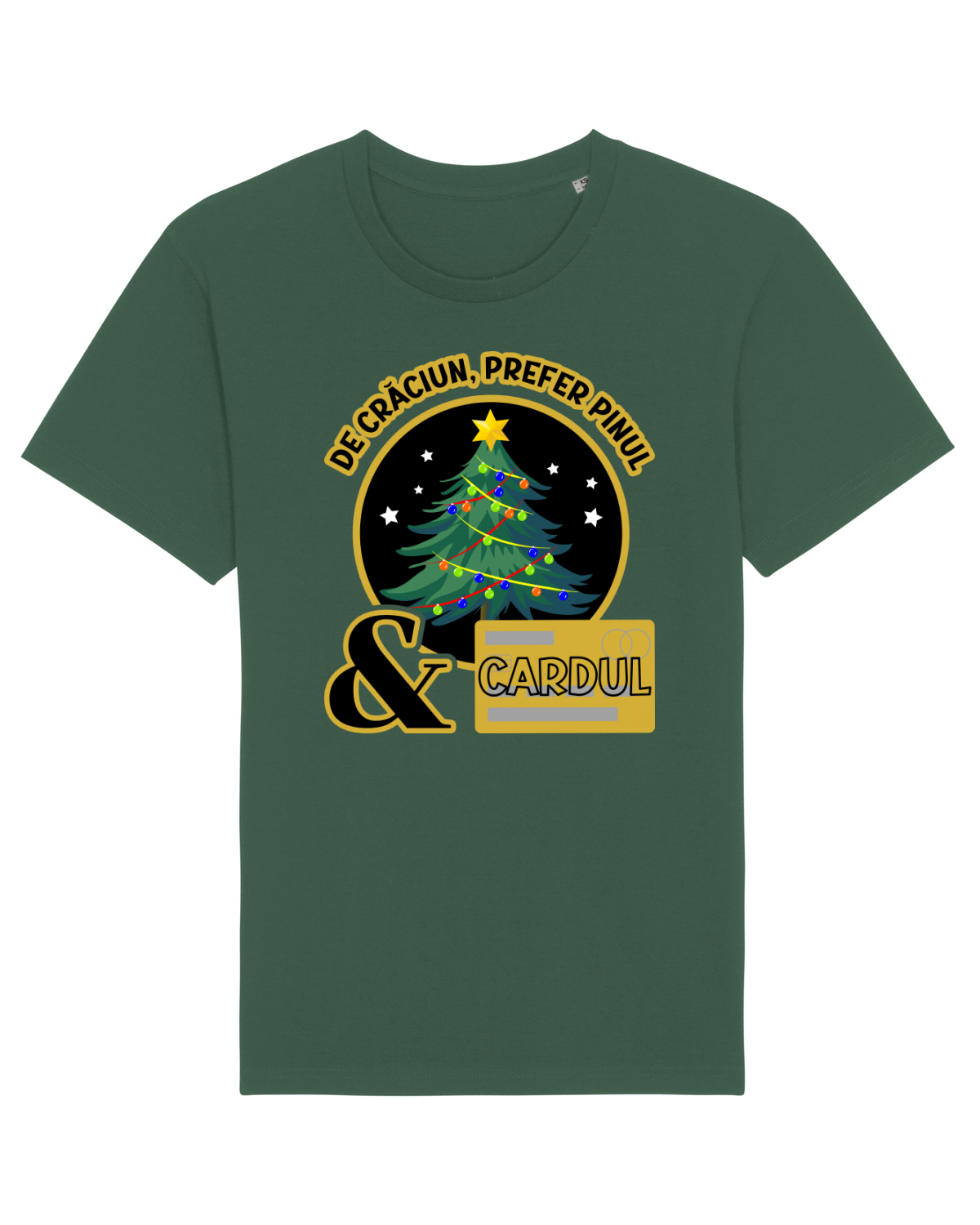 Tricou mânecă scurtă Unisex Rocker Bottle Green