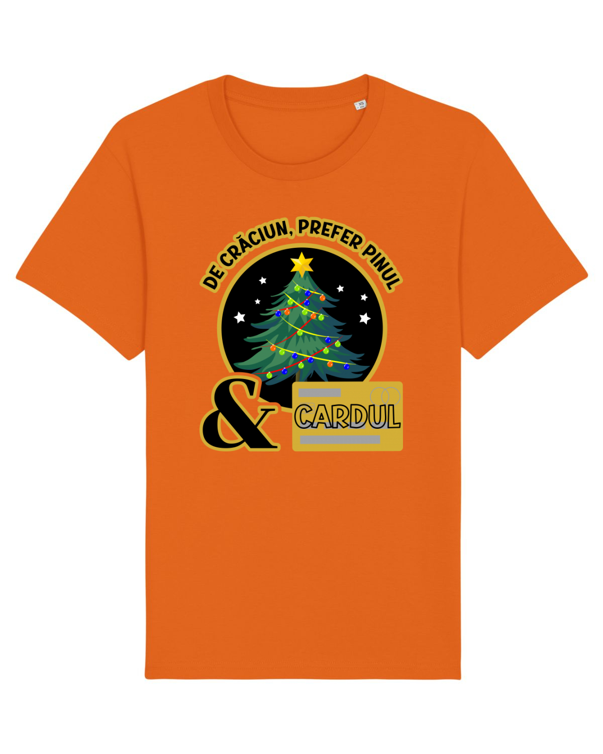 Tricou mânecă scurtă Unisex Rocker Bright Orange