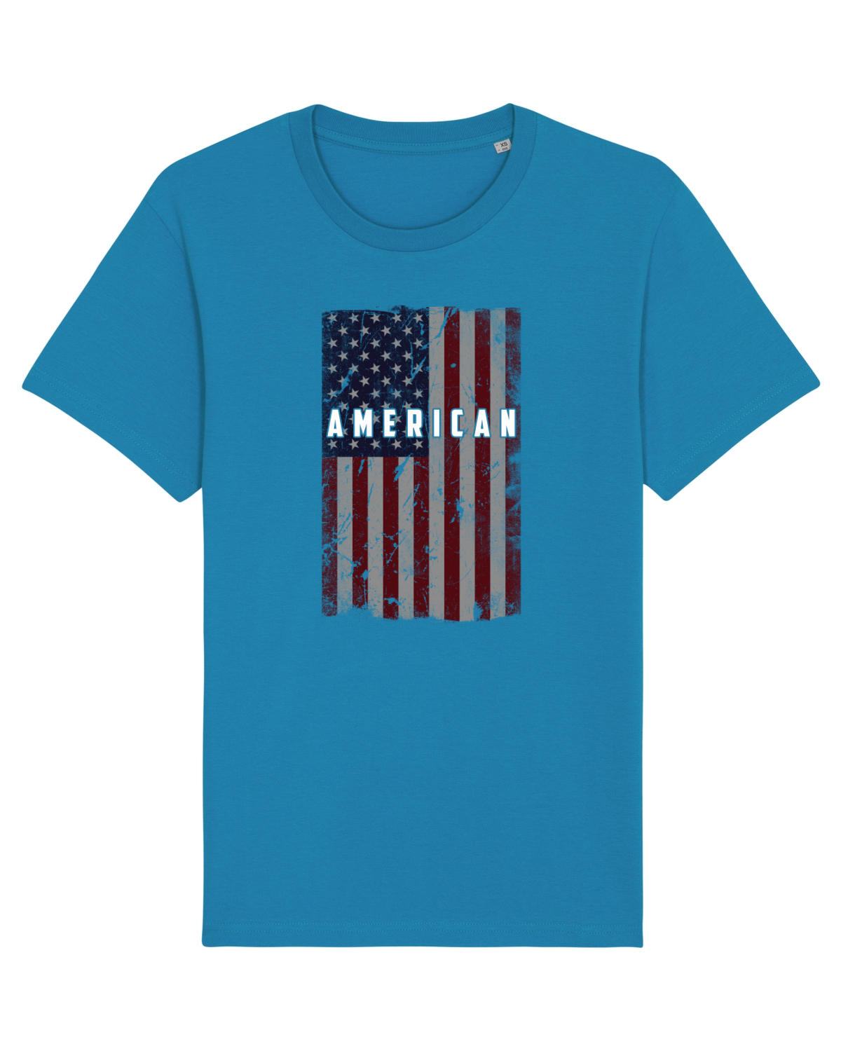Tricou mânecă scurtă Unisex Rocker Azur