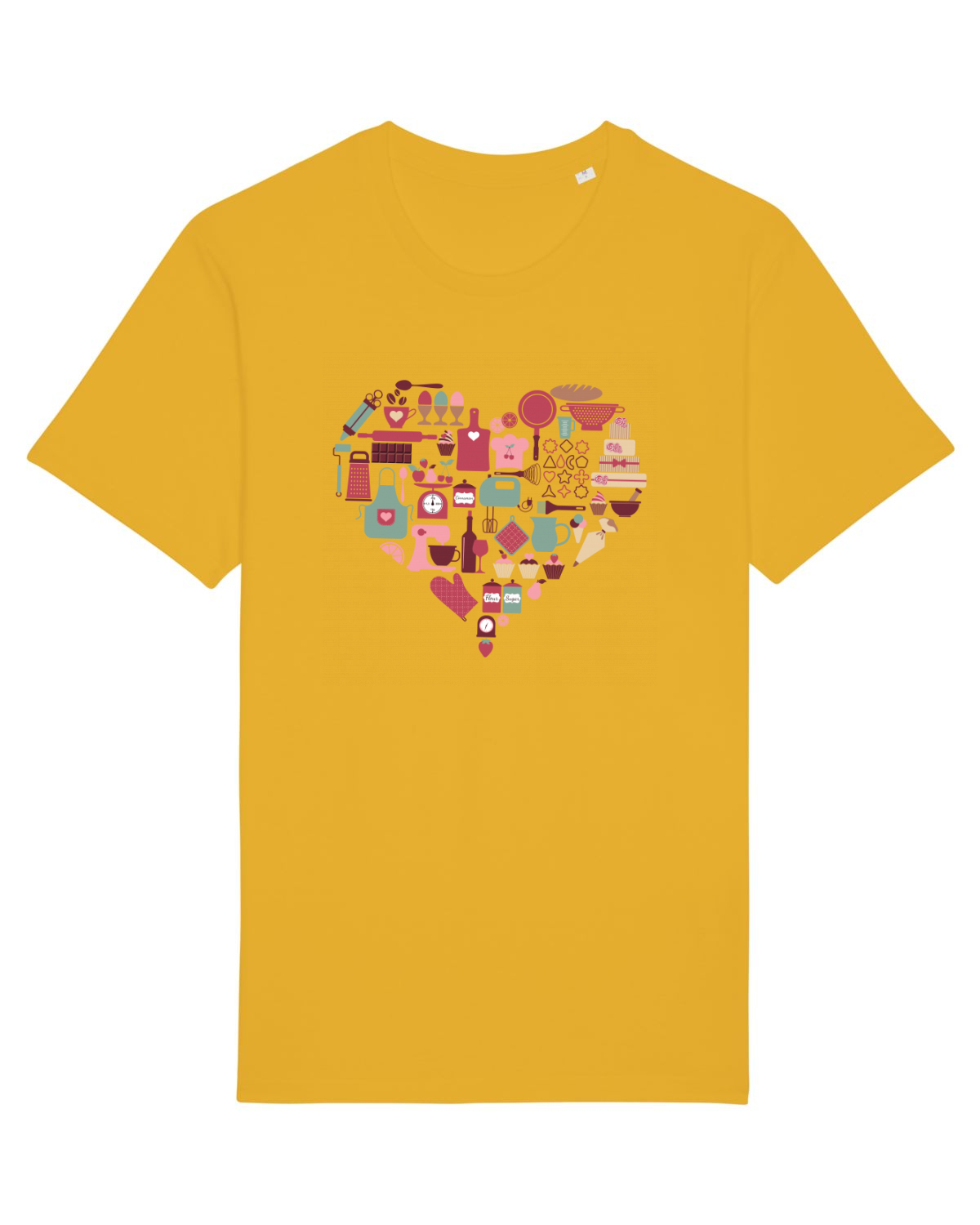 Tricou mânecă scurtă Unisex Rocker Spectra Yellow