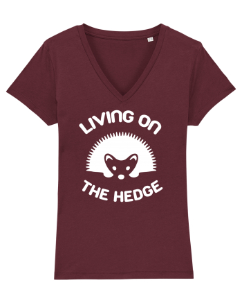 LIVING ON THE HEDGE Burgundy