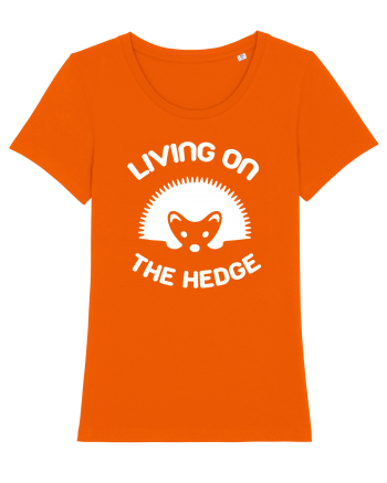 LIVING ON THE HEDGE Bright Orange
