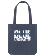 BLUE Sacoșă textilă