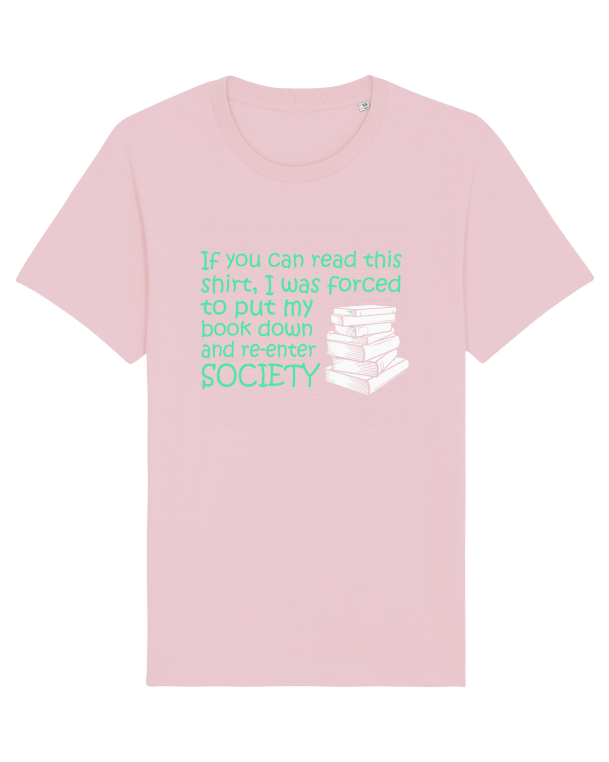 Tricou mânecă scurtă Unisex Rocker Cotton Pink