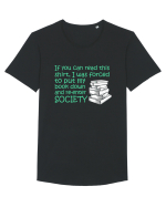 BOOK Tricou mânecă scurtă guler larg Bărbat Skater
