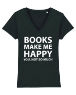 BOOKS Tricou mânecă scurtă guler V Damă Evoker