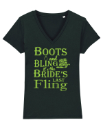 BRIDE Tricou mânecă scurtă guler V Damă Evoker