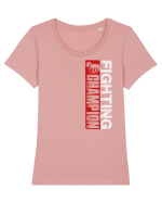 Fighting Champion Tricou mânecă scurtă guler larg fitted Damă Expresser