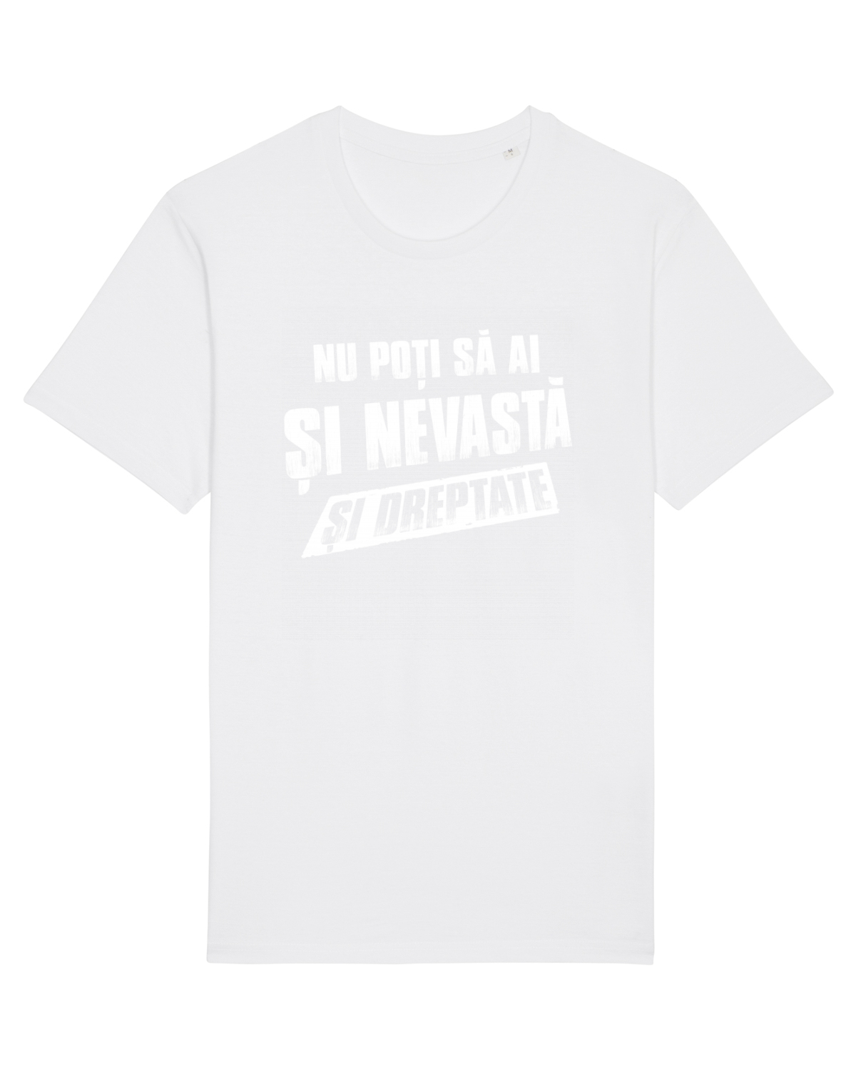 Tricou mânecă scurtă Unisex Rocker White