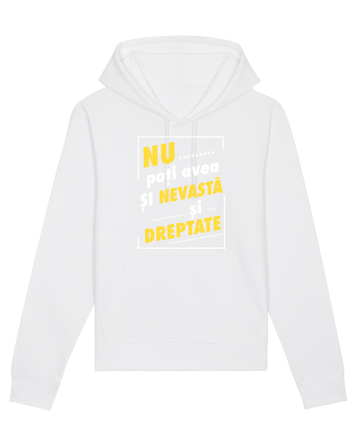 Hanorac Unisex Drummer White