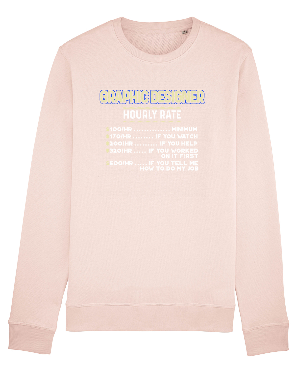 Bluză mânecă lungă Unisex Rise Candy Pink