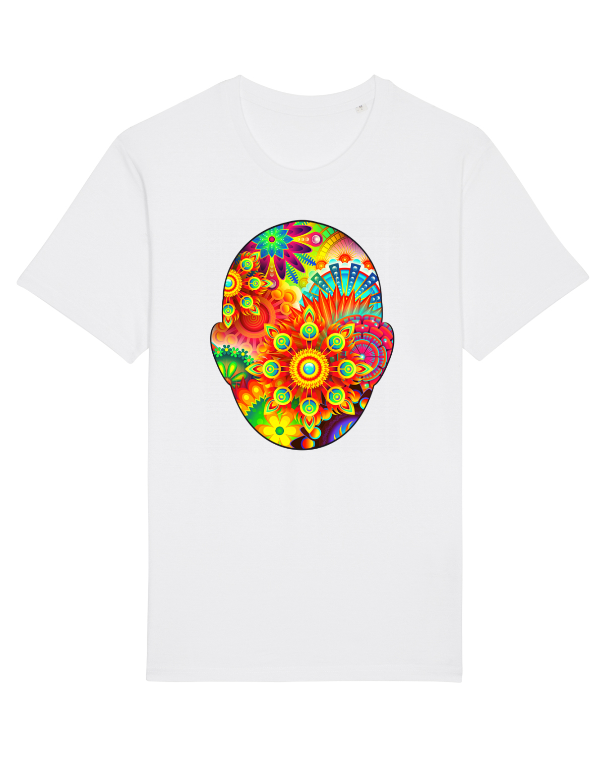 Tricou mânecă scurtă Unisex Rocker White