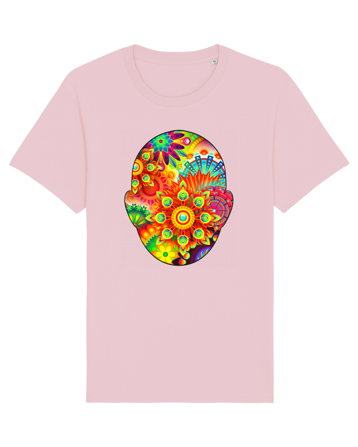 Tricou mânecă scurtă Unisex Rocker Cotton Pink