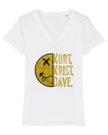 Nirvana 90'S Grunge White