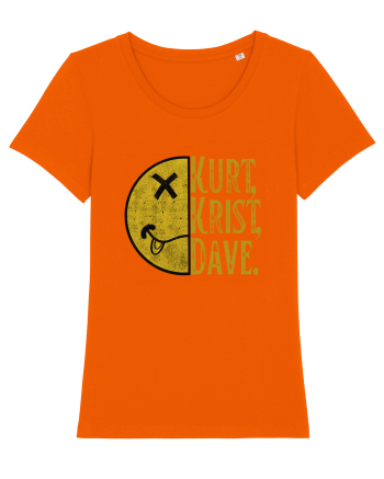 Nirvana 90'S Grunge Bright Orange