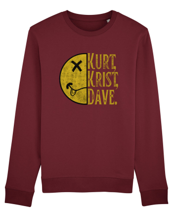 Nirvana 90'S Grunge Burgundy