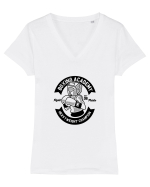 Boxing Academy Black Tricou mânecă scurtă guler V Damă Evoker