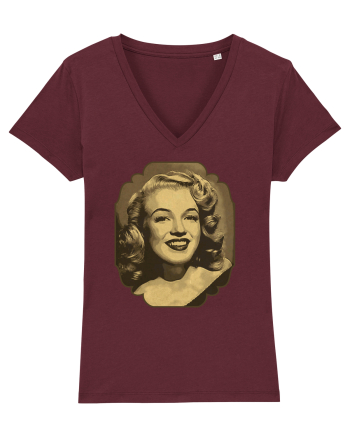Marilyn Monroe Burgundy