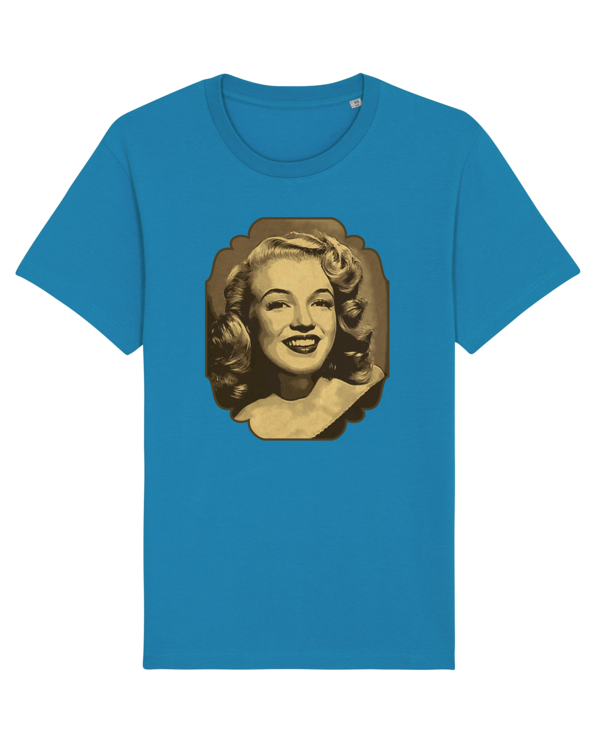 Tricou mânecă scurtă Unisex Rocker Azur