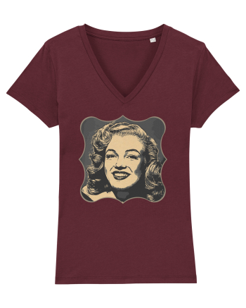 Marilyn Monroe Burgundy