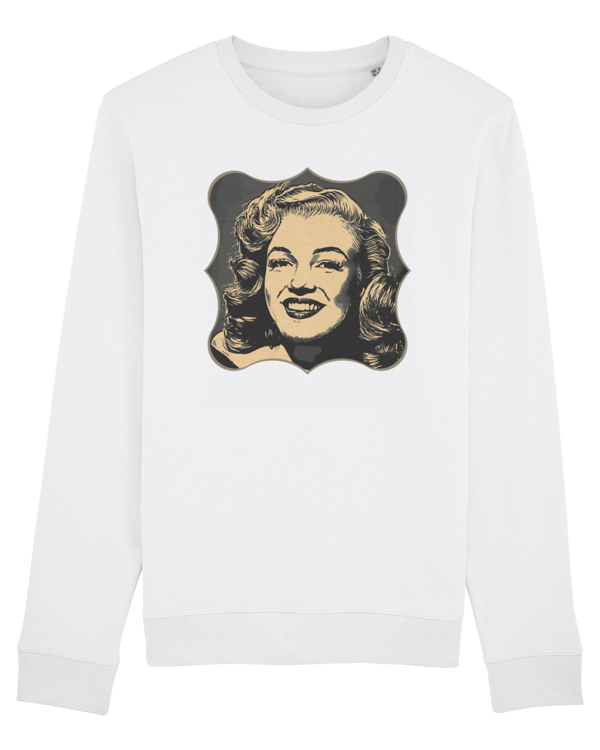 Bluză mânecă lungă Unisex Rise White