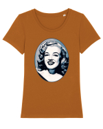 Marilyn Monroe Tricou mânecă scurtă guler larg fitted Damă Expresser