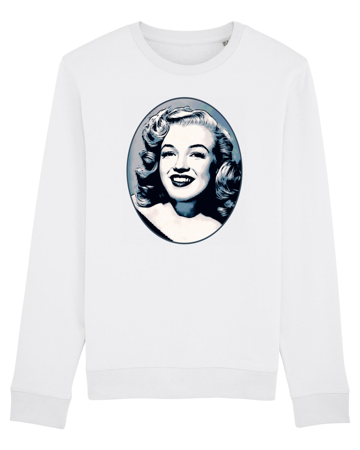 Bluză mânecă lungă Unisex Rise White
