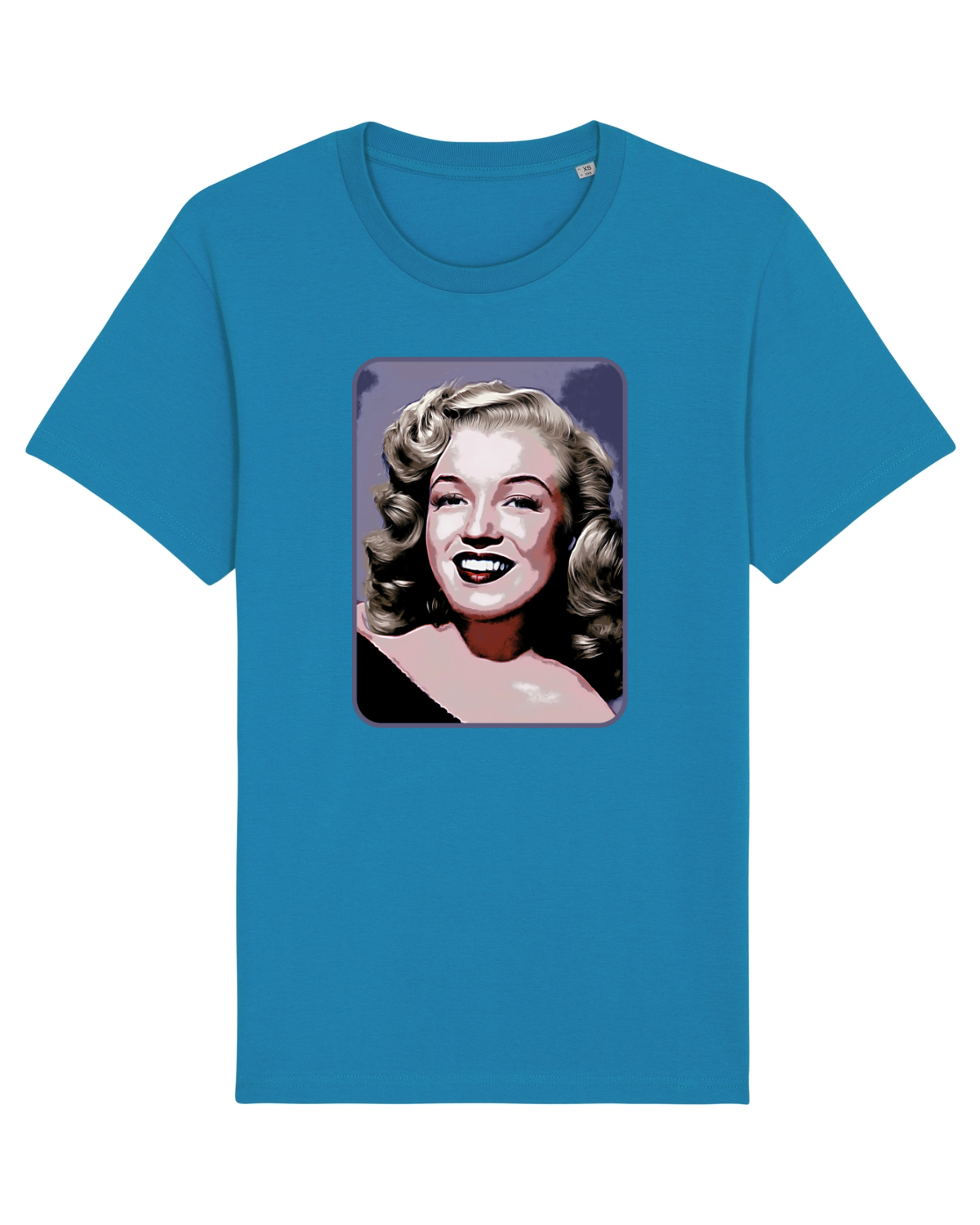 Tricou mânecă scurtă Unisex Rocker Azur
