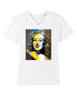 Marilyn Monroe Tricou mânecă scurtă guler V Bărbat Presenter