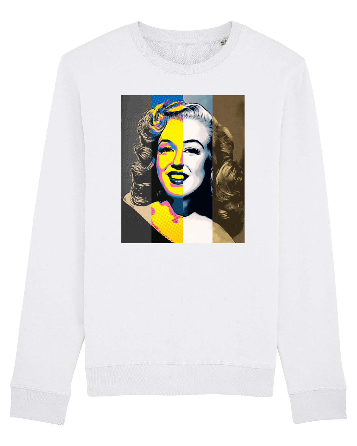 Bluză mânecă lungă Unisex Rise White