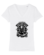 Tetris Black Tricou mânecă scurtă guler V Damă Evoker