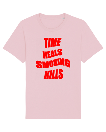Time heals/Smoking kills Cotton Pink