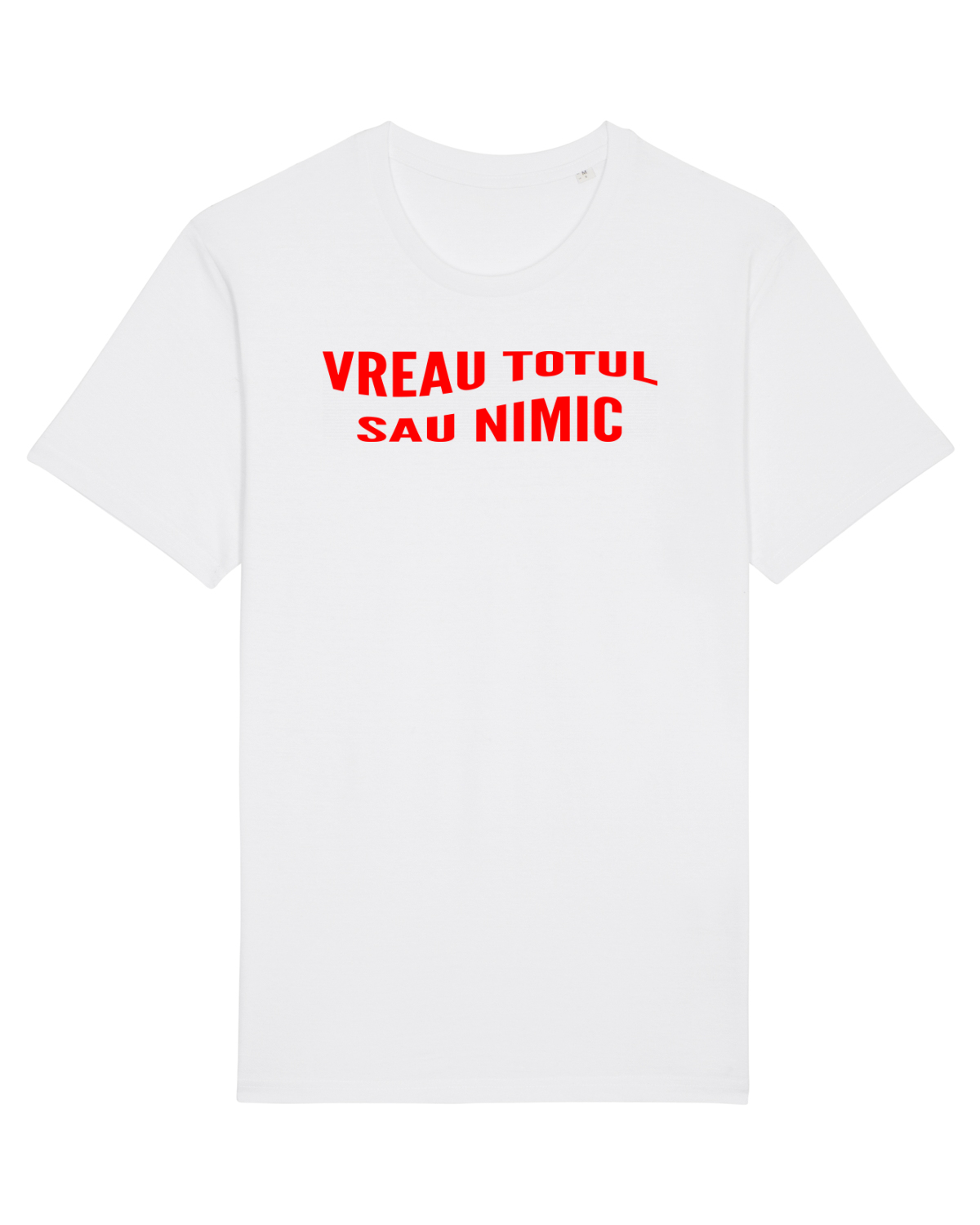 Tricou mânecă scurtă Unisex Rocker White