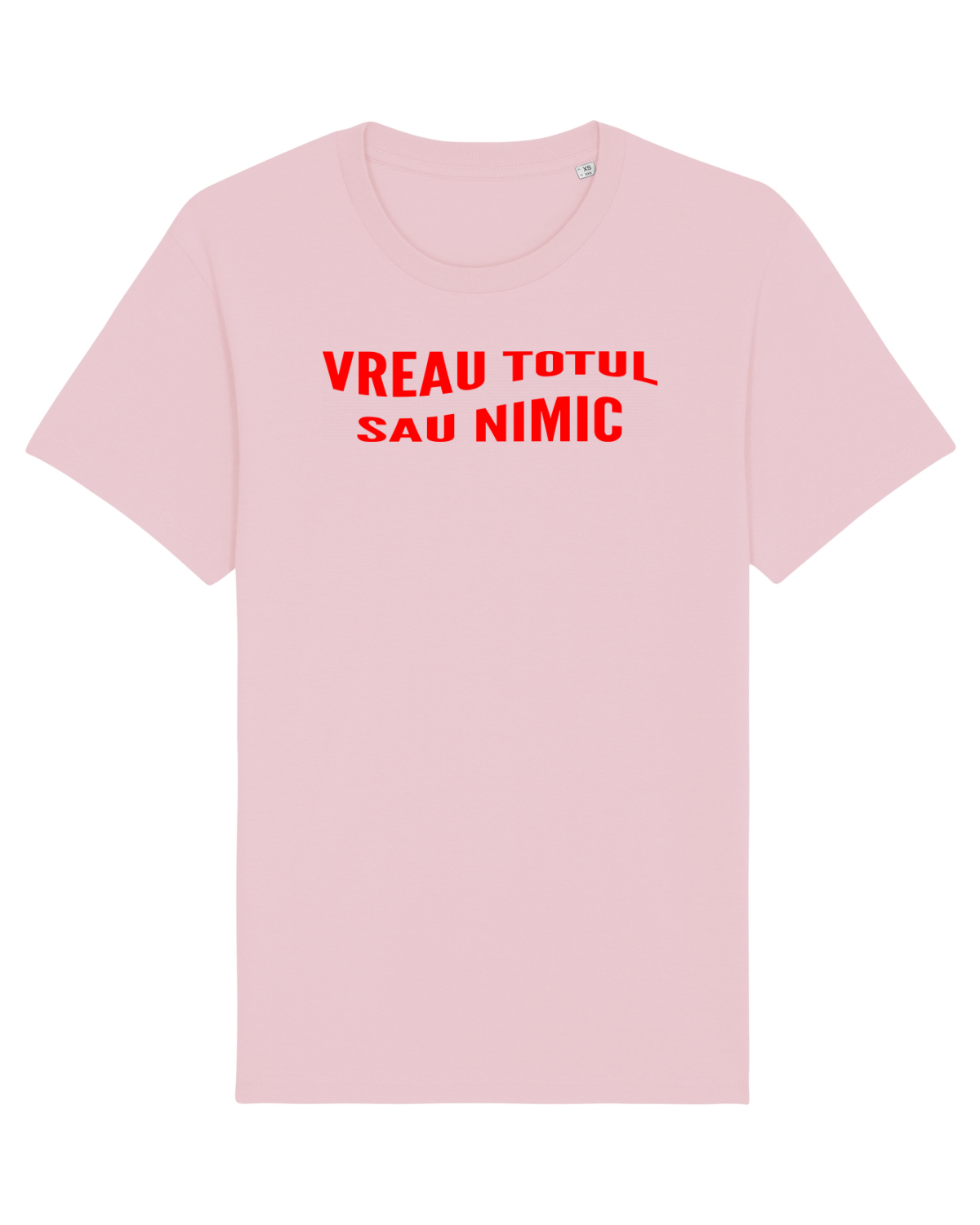 Tricou mânecă scurtă Unisex Rocker Cotton Pink
