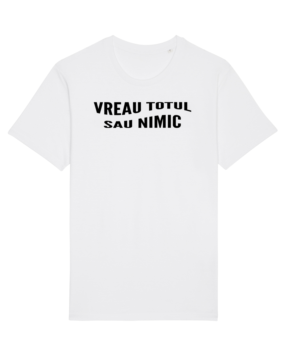 Tricou mânecă scurtă Unisex Rocker White
