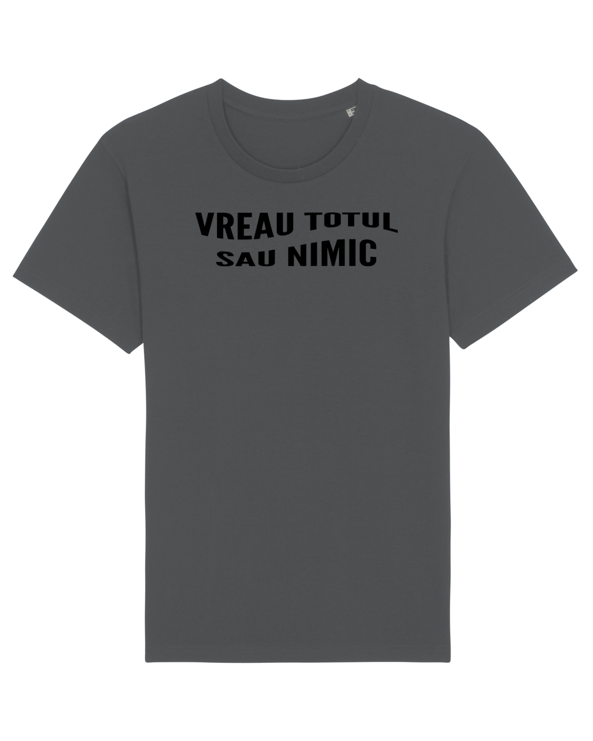 Tricou mânecă scurtă Unisex Rocker Anthracite
