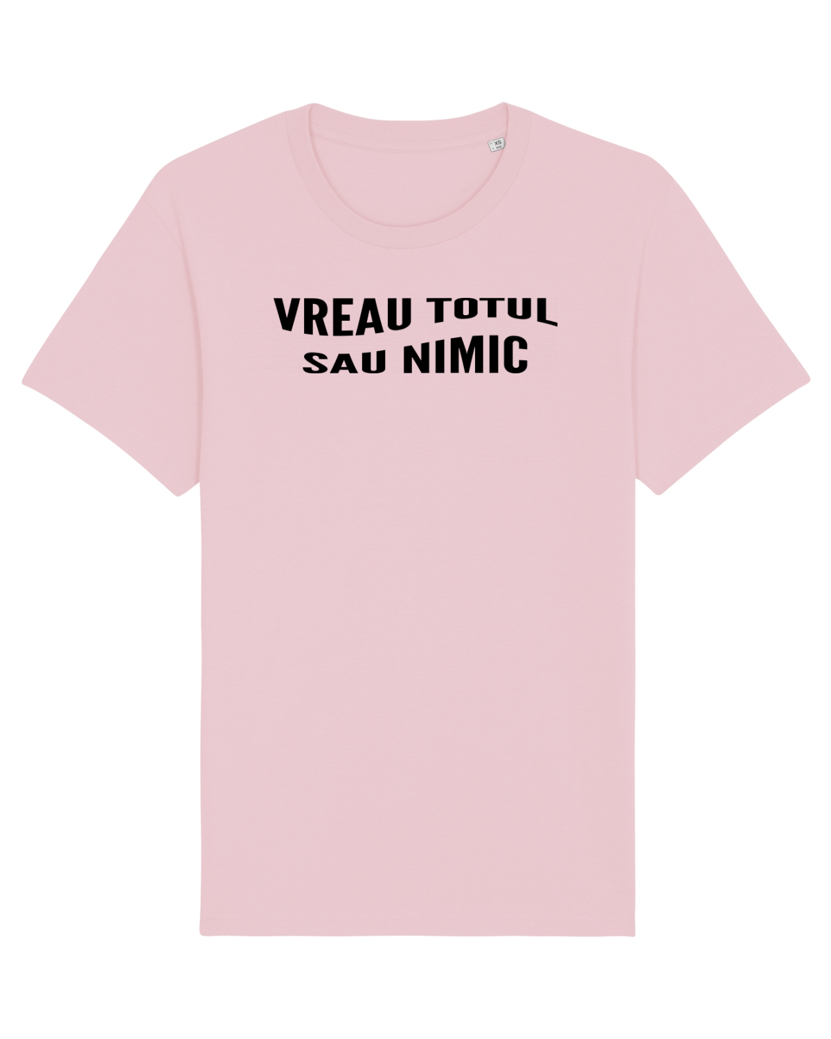 Tricou mânecă scurtă Unisex Rocker Cotton Pink