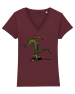 WARRIOR NINJA REPTILE Tricou mânecă scurtă guler V Damă Evoker
