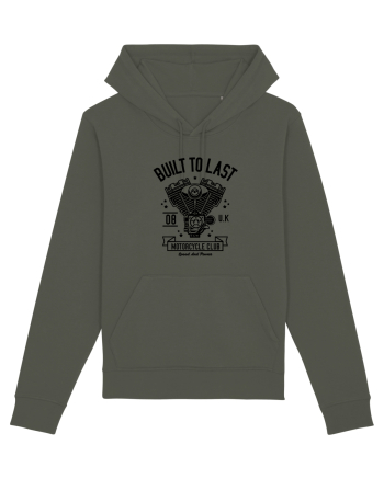 Built to Last Motorcycle Black Khaki