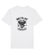 Built to Last Motorcycle Black Tricou mânecă scurtă Unisex Rocker