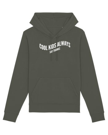 Cool kids always say thanks Khaki