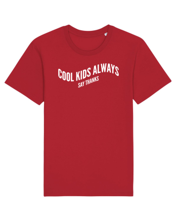 Cool kids always say thanks Red