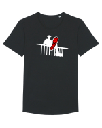 Leave no trace Tricou mânecă scurtă guler larg Bărbat Skater