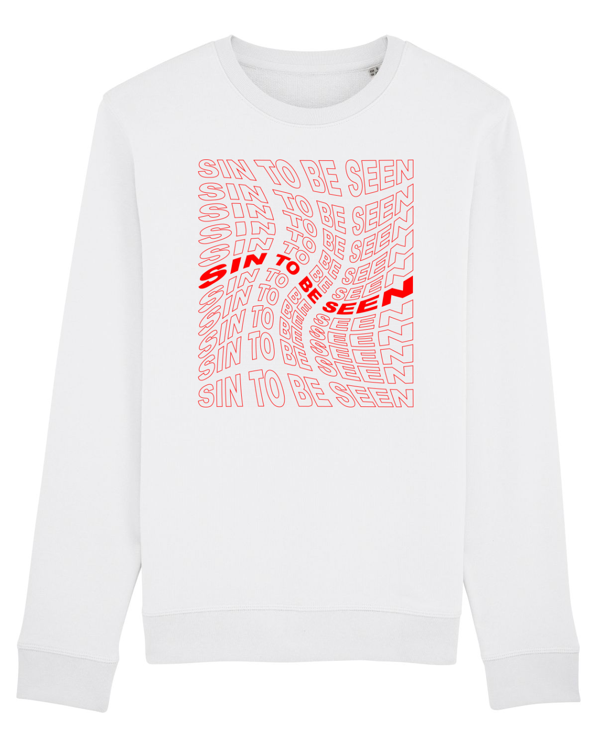Bluză mânecă lungă Unisex Rise White