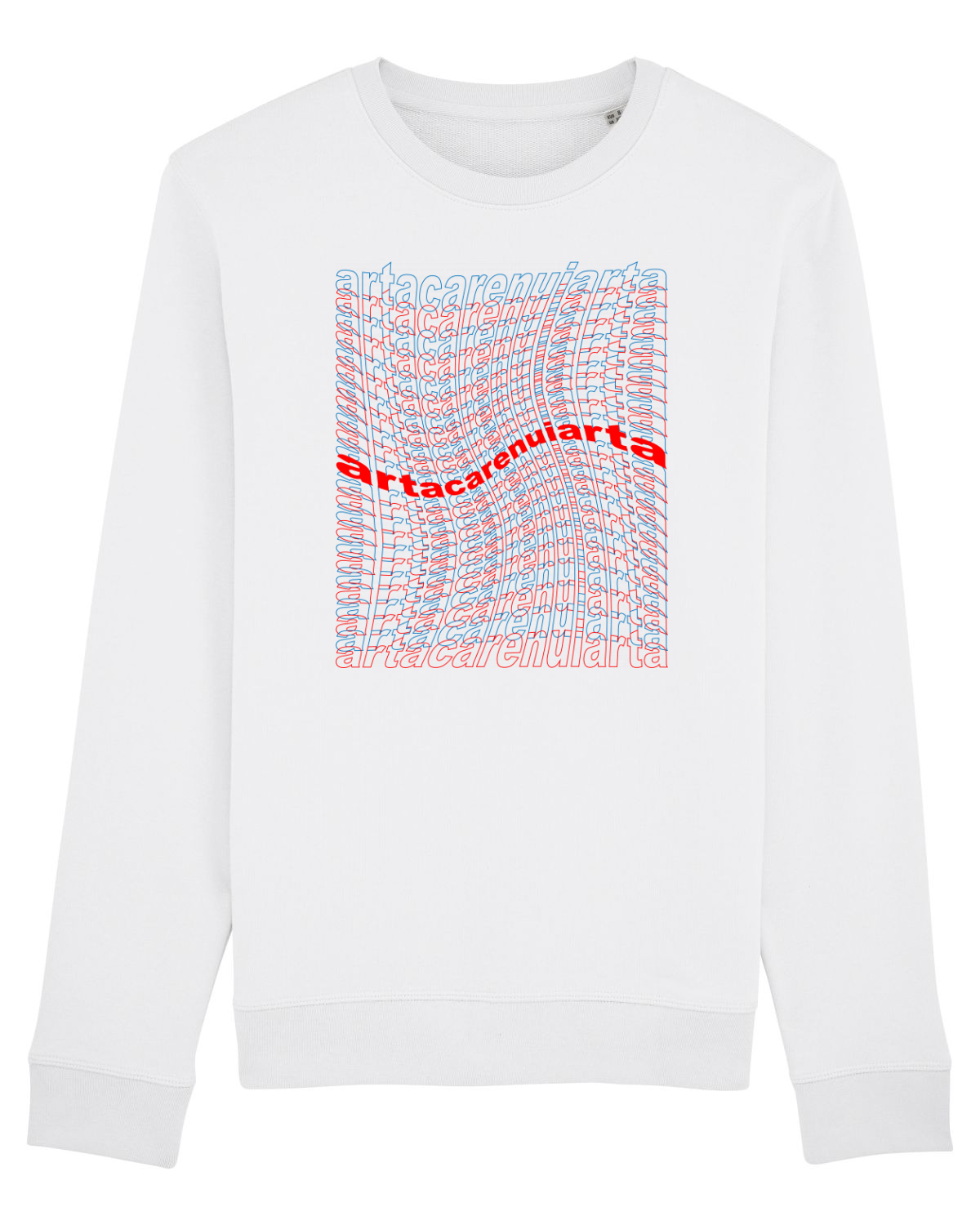 Bluză mânecă lungă Unisex Rise White