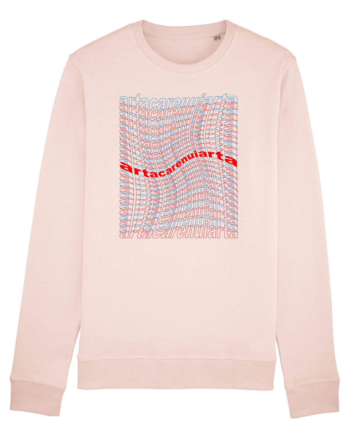 Bluză mânecă lungă Unisex Rise Candy Pink