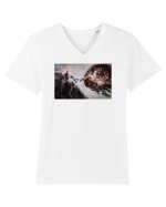 Metaverse Tricou mânecă scurtă guler V Bărbat Presenter