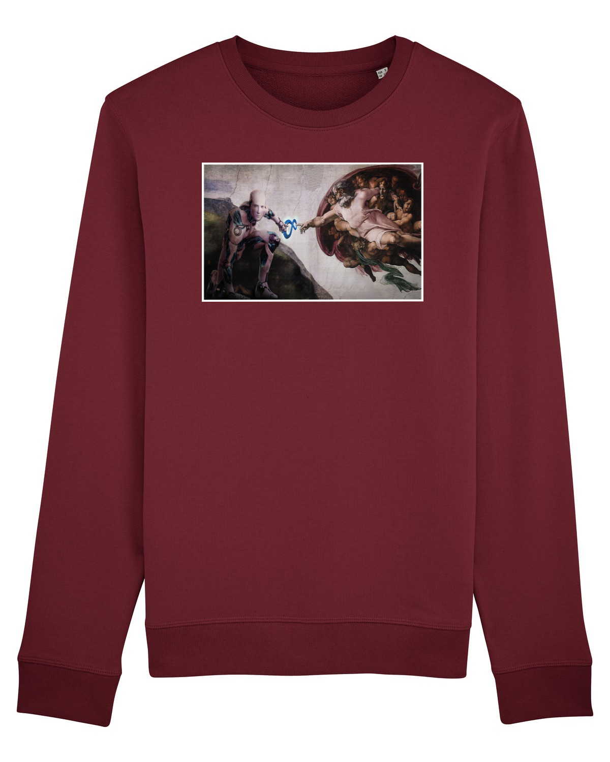 Bluză mânecă lungă Unisex Rise Burgundy