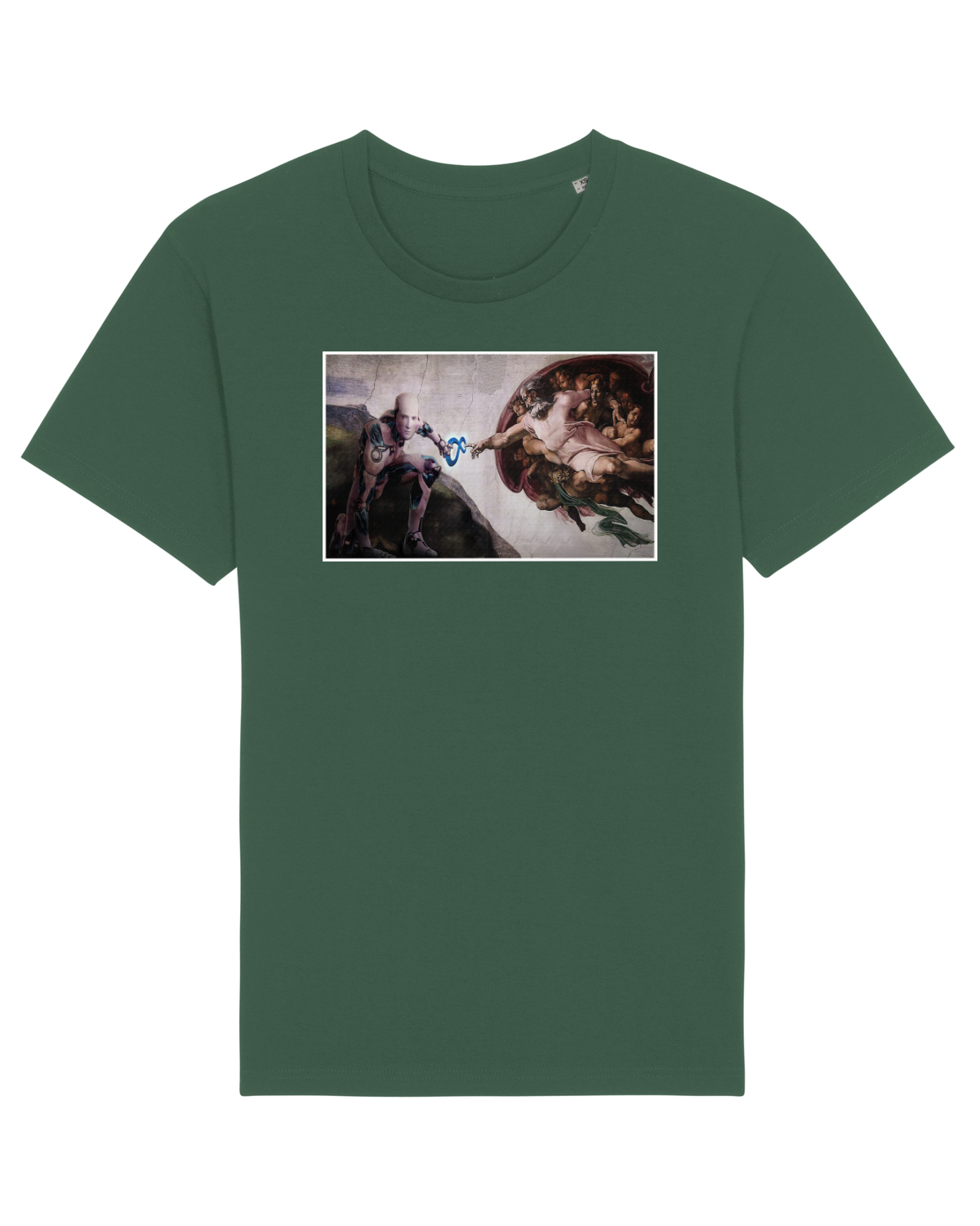 Tricou mânecă scurtă Unisex Rocker Bottle Green