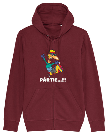 Pârtie... Incepător! Feriți-vă! Burgundy